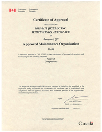 Aperçu du certificat AMO – Général